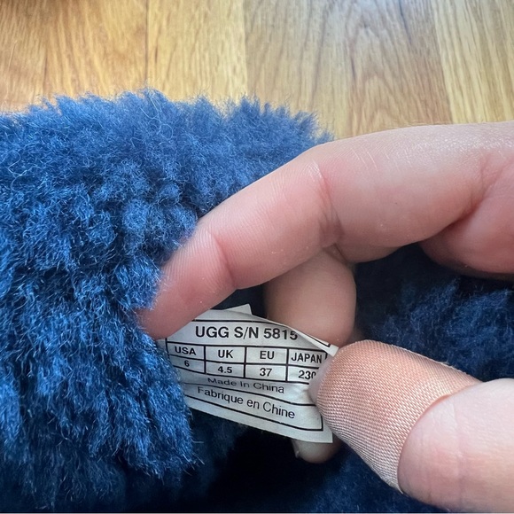 Navy Blue UGG Boots Tall - Picture 6 of 9